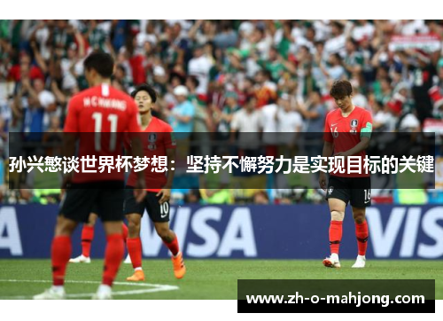 孙兴慜谈世界杯梦想:坚持不懈努力是实现目标的关键 孙兴慜谈世界杯梦想:坚持不懈努力是实现目标的关键